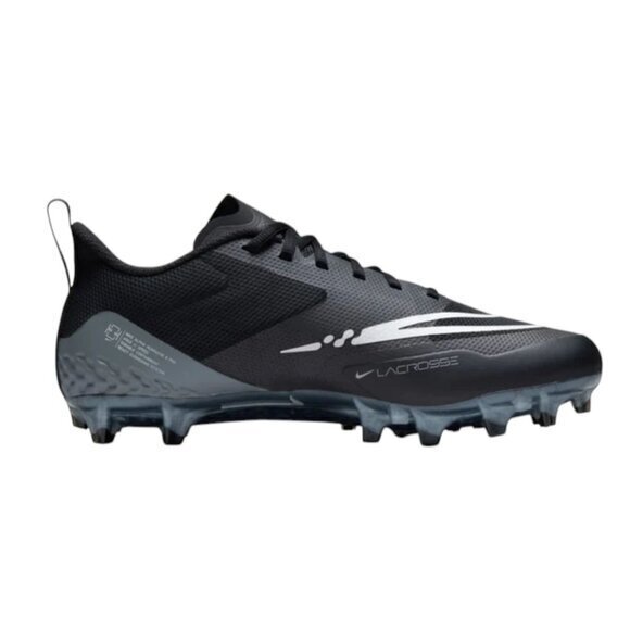 Nike Alpha Huarache 8 Pro Black Grey CW4439-011 Mens Lacrosse Cleats Size 13 NWT - Picture 3 of 10